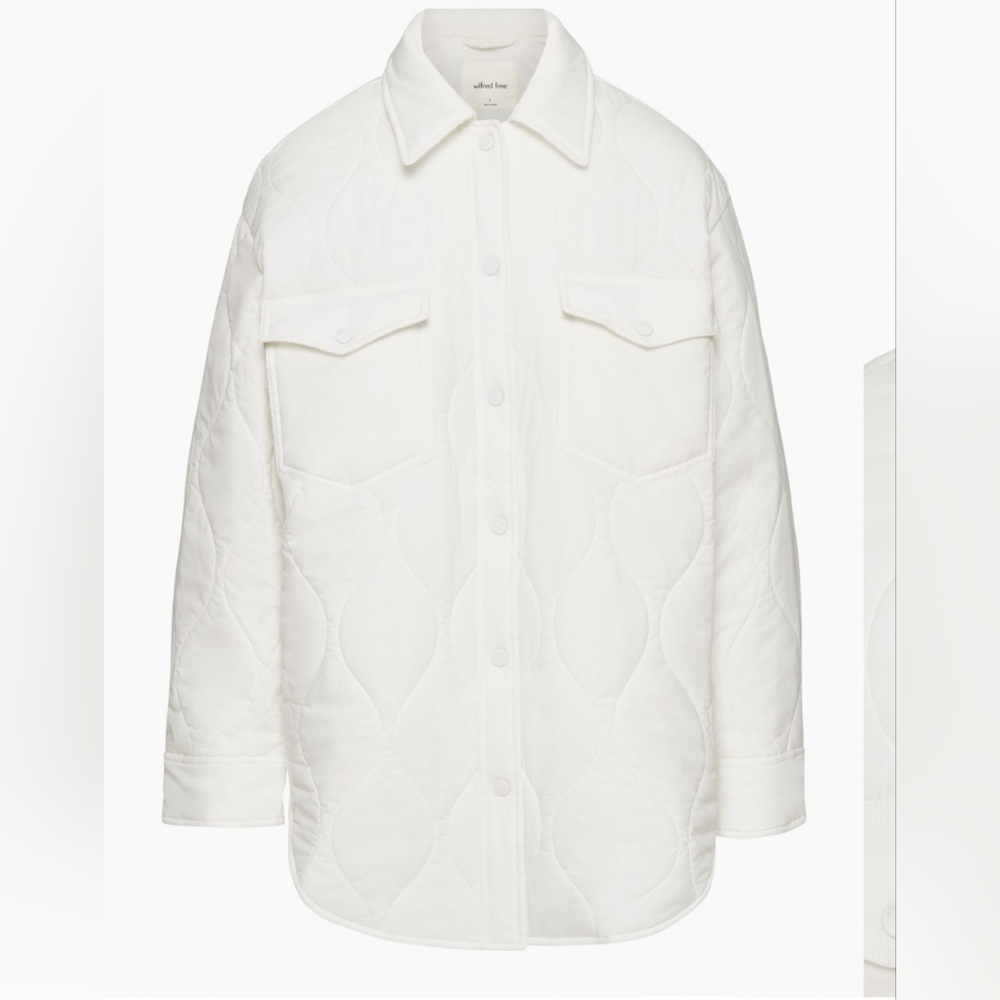 Aritzia Wilfred Oversized Ganna Insulated Shirt Jacket M